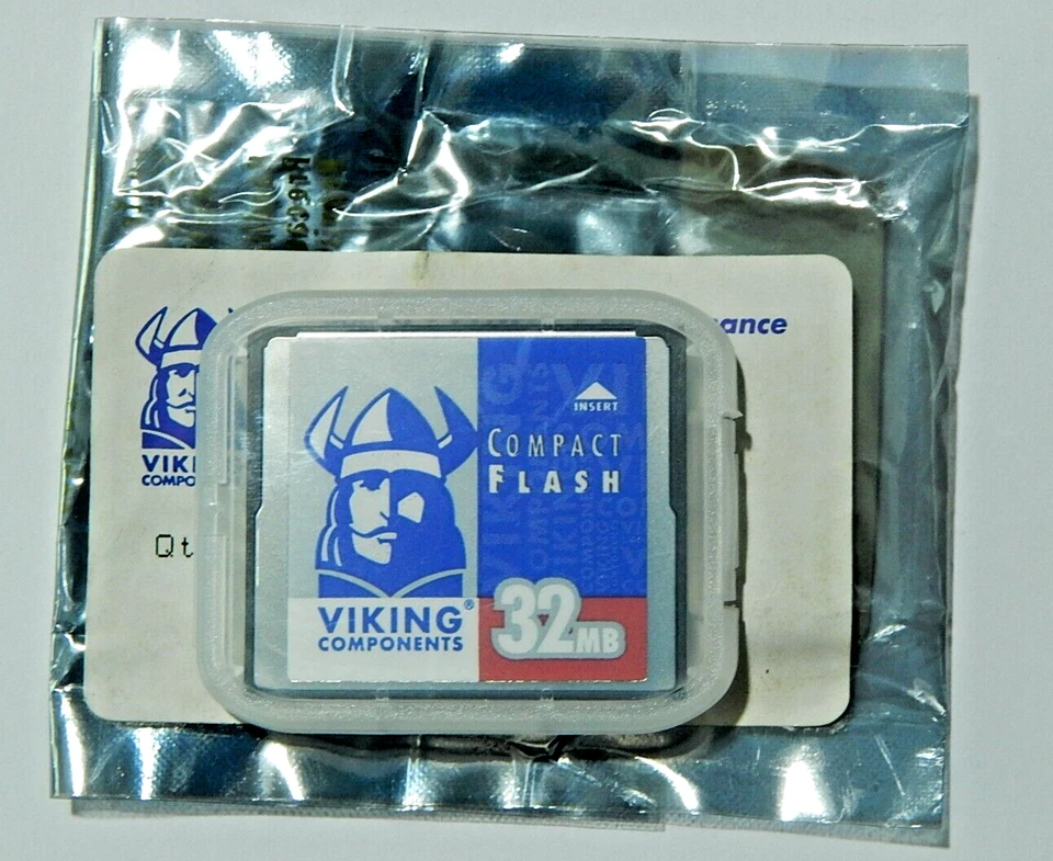 New Sealed VIKING COMPACT FLASH  MEMORY CARD, CF32M - Image 3 of 4