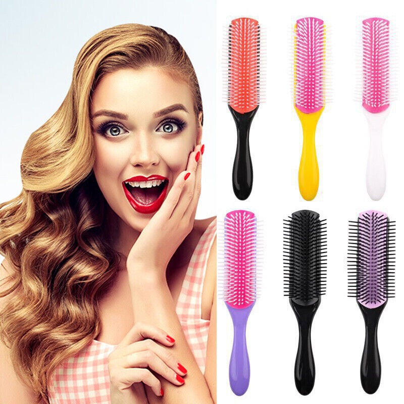 Scalp Massager Straight Curly Wet Hair Comb for Home Salon Women Men US NEW  ~ | eBay
