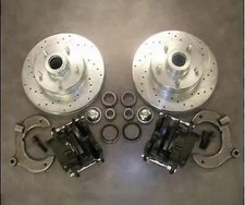 Mustang Ii Slotted Cross Drilled 11 Rotors Brake Calipers Ford 4.5 X 5 Brackets Mustang Ii Slotted Cross Drilled 11 Rotors Brake Calipers Ford 4.5 X 5 Brackets