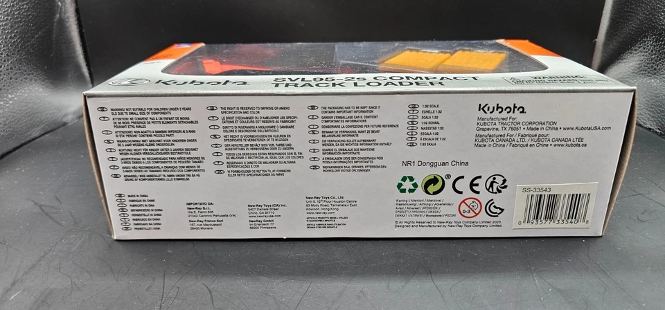 Kubota Compact Track Loader 1:32 Scale - SVL95-2S - NEW - Image 3 of 3