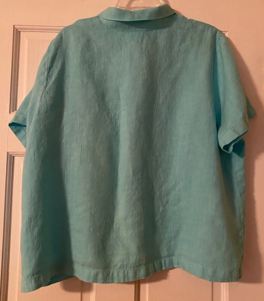 Hot Cotton By Marc Ware Women Top, Cotton Accent Buttons, Plus Size Top