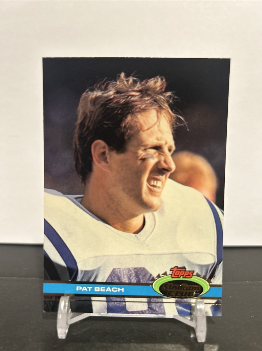 1991 Stadium Club Football Pat Beach Indianapolis Colts #276 | eBay