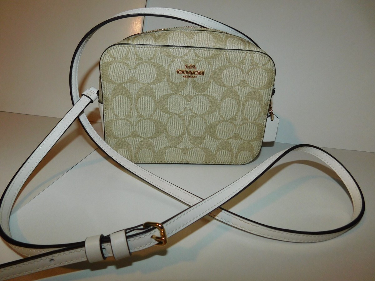 バッグ Coach Jamie Camera Bag Leather Beige COACH® Outlet | Jamie Camera Bag