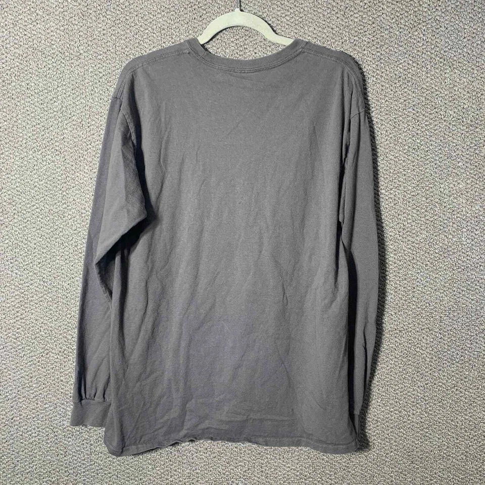 Camisa GMBG Gas Monkey Bar N Grill Para Hombres Grande Gris Mangas Largas Gráfico Motociclista Foto 4 de 4