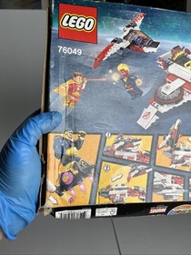 Lego Marvel Super Heroes 76049 Avenjet Space Mission BOX ONLY! See Pics For Cond