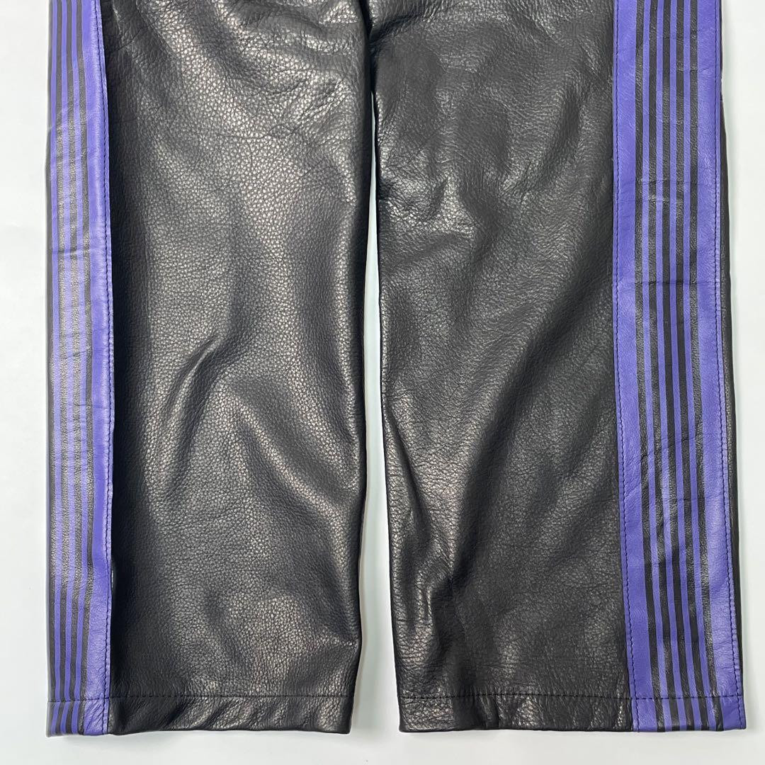 NEEDLES x Schott Track Pants Cowhide Leather Size-XS Used | eBay
