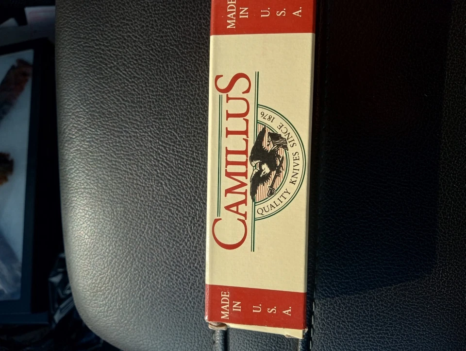 稀有老式卡米卢斯·巴滕德美国刀未使用 状况完好 开箱 — 第 4/4 张图片