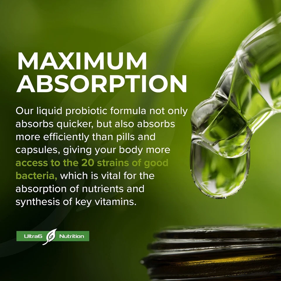 Пробиотик для женщин и мужчин — жидкая пробиотическая добавка 20 штаммов — - Изображение 4 из 4