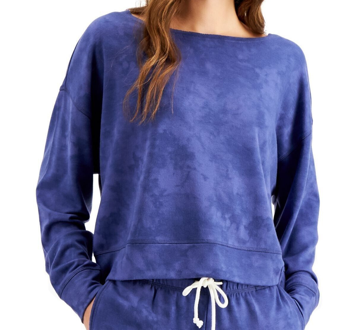Jenni Intimates Pigiama Donna Super Morbido Crew, Sailors Delight Blu, XL