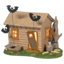 Peanuts Village Halloween Haunted House Lit Building, 5.5 Inch, Multicolor