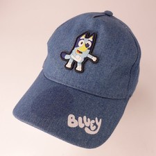 Bluey Boys Denim Hat Adjustable Cotton Polyester Blue
