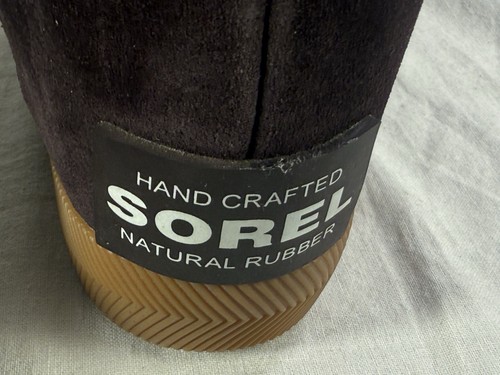 Sorel Out N About Brown Suede Lace Up Boot Size 7 NL4928-203 WOMENS SIZE 11 KK - Picture 4 of 11