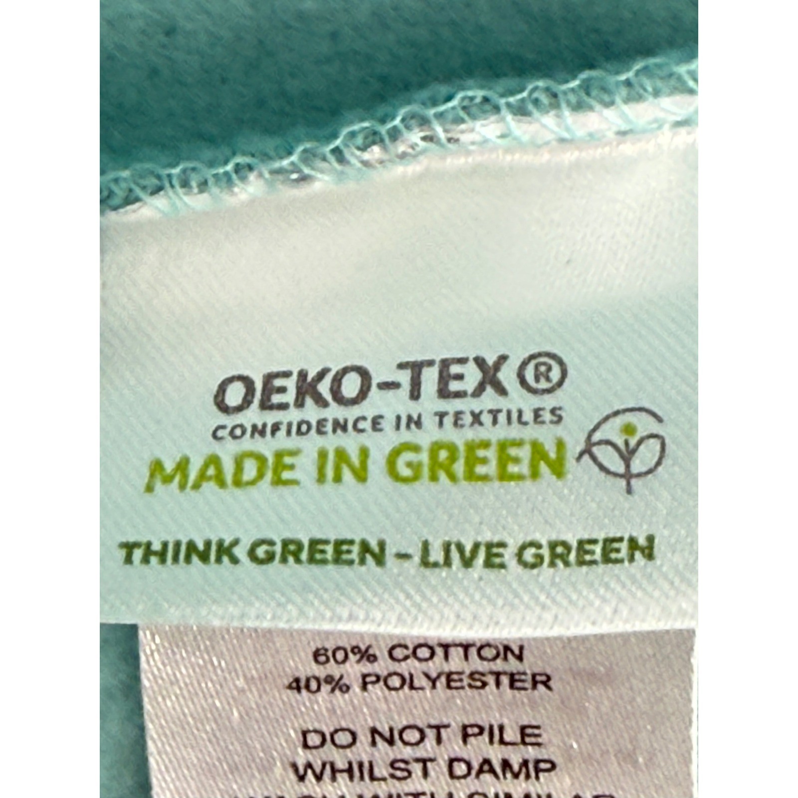 Sleepdown Essentials Teal Green Pullover Hoodie F… - image 7