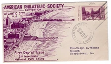 #750a Mt Ranier National Park 1934 FDC - Planty #27