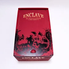 Enclave Toros Broadleaf Empty Wood Cigar Box 7.5" x 4.75" x 3.75"