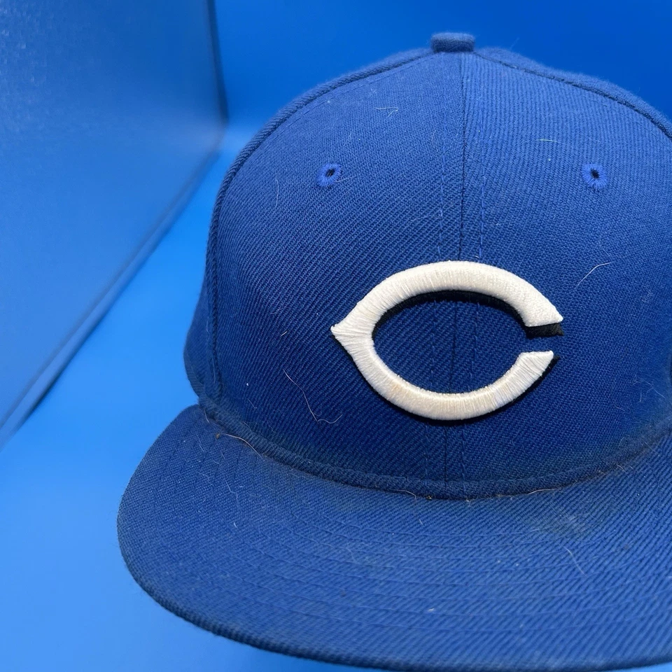 Gorra ajustada Creighton Bluejays New Era 5950 7 1/2 lana NCAA RARA Y2K Foto 4 de 4