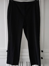 tu womens black wide leg trousers, size 18s excellent vondition