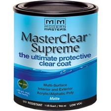 Modern Masters MCS901 qt Matte Masterclear Supreme Protective Clear Coat-1PK