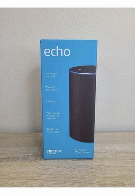 Amazon Echo 2nd Generation Smart Speaker Charcoal Fabric With Original Box