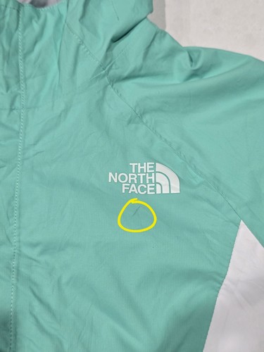 The North Face Kira Tri Climalite Hooded Outter Jacket GIRLS Size M 10-12 Green - Picture 12 of 22