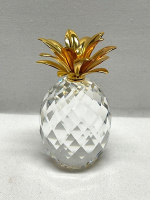 Swarovski Pineapple w/ gold colored metal top #7507NR060001 | eBay