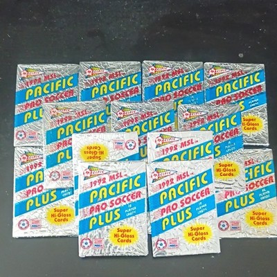 Pacific 1992 MSL Pro Soccer Plus Card Pack - 12 Super Hi-Gloss Cards (12)