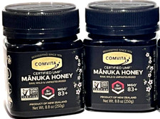 Manuka Honey Comvita UMF 5 MGO 83 Raw Wild Unpasteurized 8.8 oz, 2 JARS