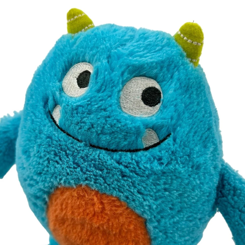 Peluche Carters Blue Monster Baby Lovey Feliz Sonriente Halloween Foto 3 de 4