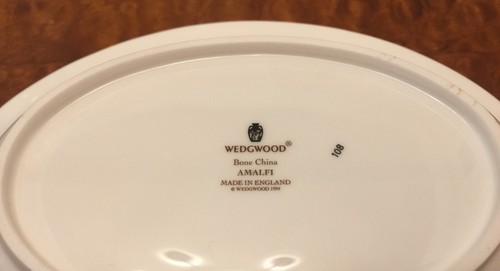 Wedgwood Amalfi Oval Vegetable Bowl Serving - Picture 8 of 9