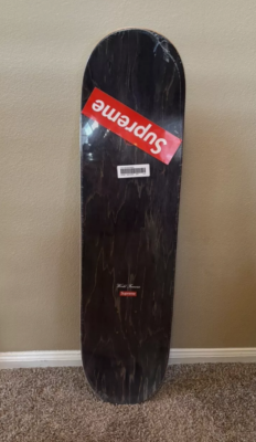 Supreme Snow Camo Logo Skate Deck 8.375