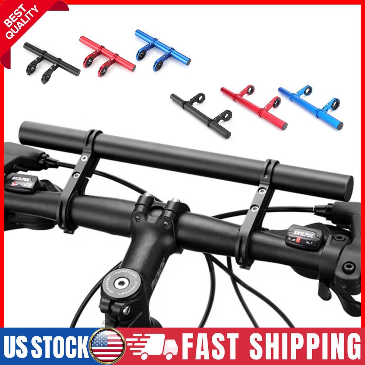 Electric Scooter Handlebar Extender Front Handle Extension Bracket