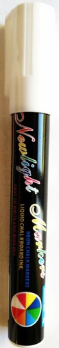 Car Window LED Board Markers Washable Fluorescent Neon 4mm Tip 1 Marker/Pk, Sele - Picture 12 of 13
