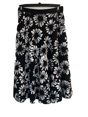 Women's Black/ White Bobeau Stretch 96% Polyester/ 4% Spandex 