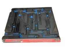 Snap On Tools NEW AWSGM800A 8pc Metric Soft Grip T HANDLE Hex ALLEN Set 2 - 10mm