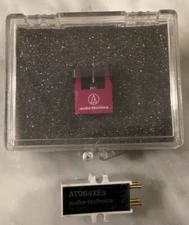 AUDIO TECHNICA AT964XEA (AT14S) CARTRIDGE AND NEW GENUINE ATS14 SHIBATA STYLUS