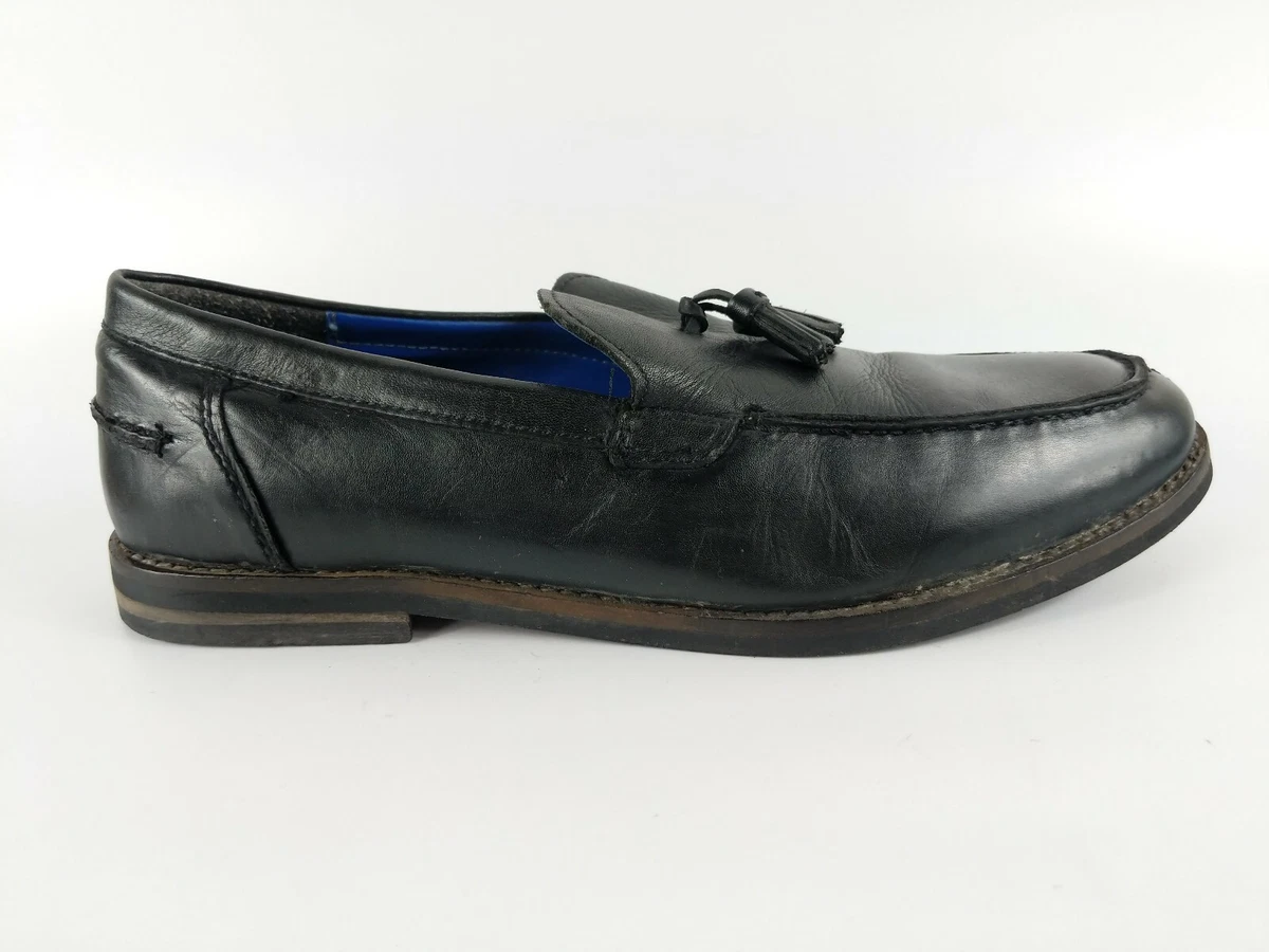 Red tape tassel loafers sale