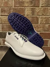 New 14 Nike Air Jordan ADG 5 White Grape Ice Emerald Golf Shoes FQ6642-100 Men