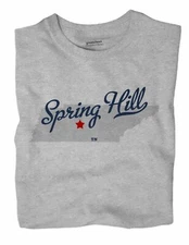 Spring Hill Tennessee TN Tenn T-Shirt MAP