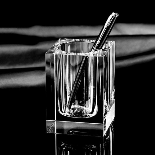 Transparent Square Pen Pencil Cup Holder Learning Supplies Office transparent-square-pen-pencil-cup-holder-learning-supplies-office