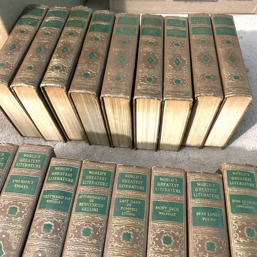 World's Greatest Literature 1936 Spencer Press Complete 20 Vol Set - Bild 8 von 14