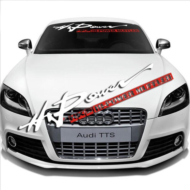 Car Front Windshield Banner Reflective Decal Window Sticker For HKS HIPower eBay