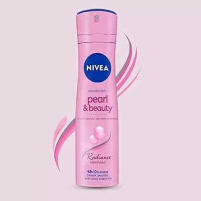 NIVEA Pearl & Beauty Radiance Deodorant For WoMEN, 48 Hr Odor Protection, 150ml