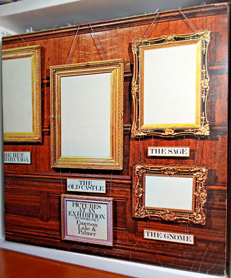 EMERSON LAKE & PALMER - PICTURES AT AN EXHIBITION 1st UK Press 1973 LP VG+/VG+