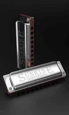 Kongsheng Sunrise High Quality 10Hole Wood Comb Diatonic Harmonica~Multiple Keys