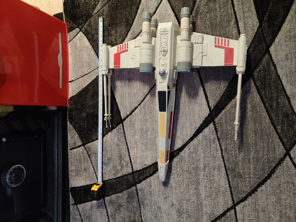 Star Wars X-Wing Fighter TALKING Display 30" x 25" ENORME Hero Series Kenner Hasbro Foto 3 de 4