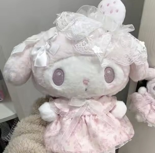 Sweetheart My Melody Anime Cartoon Soft Plush Doll Blush Pink Romantic Gift - Picture 3 of 5