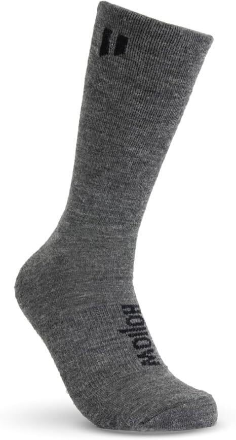 Alpaca Crew Socks for Men and Women, Moisture Wicking Alpaca Socks for Hiking...-image