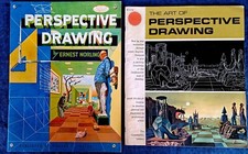 PERSPECTIVE DRAWING - ERNEST NORLING  ART OF PERSPECTIVE DRAWING - 2 PB LOT