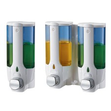 Wall Mounted Shower Soap Dispenser | Shampoo Conditioner Lotion Gel | Lockable 