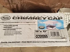 Master Flow Chimney Cap 13x13 Stainless Steel Mesh Fixed CC1313SS
